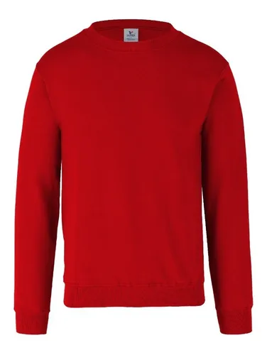 Comprar Sudadera Oversize De Hombre Con Cuello Redondo Rojo