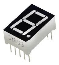 Comprar 5 Piezas De Display 7 Segmentos Anodo Comun Catodo Comun