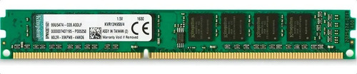 Memória RAM verde 4GB 1 Kingston KVR13N9S8/4 - DIMM