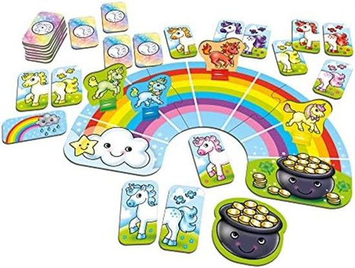 Juego De Mesa Unicornios Arcoíris