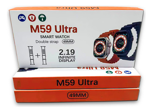 Smart Watch Inteligente M59 Ultra Doble Pulso