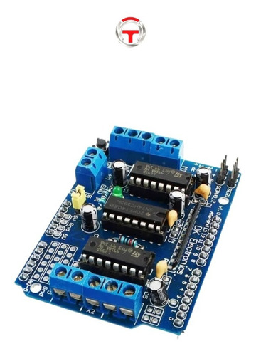 Shield Arduino | Ponte-h C/ L293d - 4 Canais
