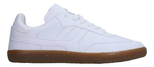 Tenis Casual Dama Berlin Blanco Con Cordones