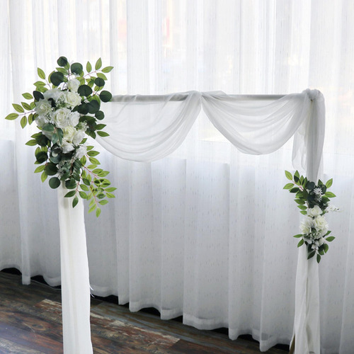 2 Piezas De Flores Decorativas De Arco De Boda Flores