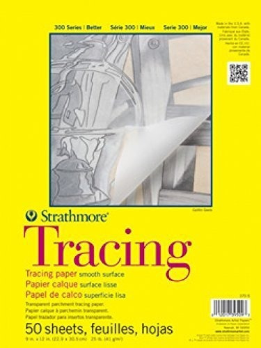 Strathmore 300 Tracing Pad, 11 Tape  X14  Bound, 50 Hojas.