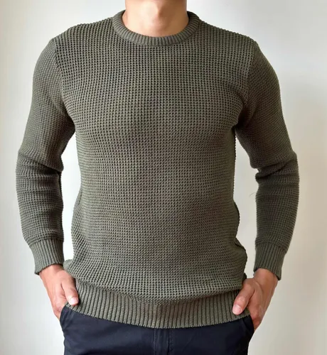 Sueter cuello redondo hombre hotsell