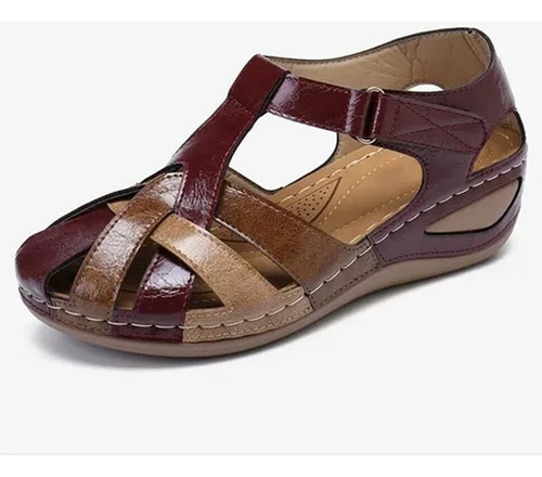 Sandalias De Mujer Talla Grande Retro