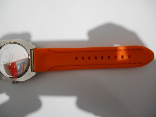Relógio Dumont Multifunção - Robusto Pulseira Laranja
