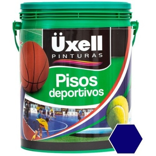 Pintura Pisos Deportivos Cemento Baldosas 10l Uxell