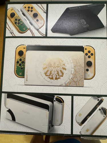 Nintendo Switch Oled Zelda Edition - 1tb + Neo Grip Preto (Usado)