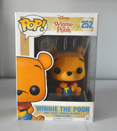 Winnie The Pooh Funko Pop Flocked 252 (Usado)