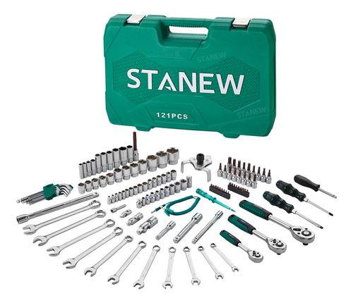 Juego De Herramientas Reparación De Automóviles Stanew 121pz