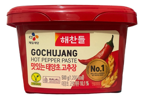 Gochujang Coreano Cj 500g Pasta De Chile Seco Rojo Coreana