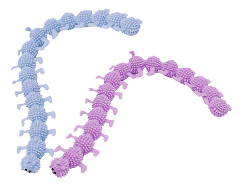 2 Piezas Caterpillar Fidget Juguete Relajante Calmante