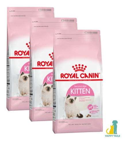 Royal Canin Kitten 3 X 1,5 Kg (4,5 Kg) - Happy Tails