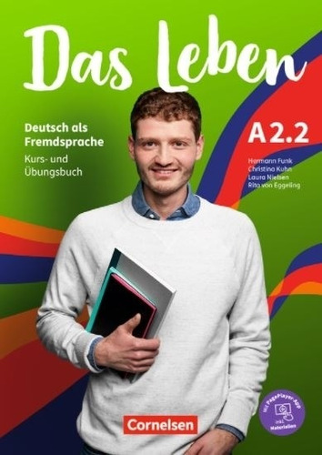 Das Leben A2.2 - Teilband 2 - Kurs Und Ubungsbuch Mit Page-player App (auido Videos), De No Aplica. Editorial Cornelsen, Tapa Blanda En Alemán, 2021