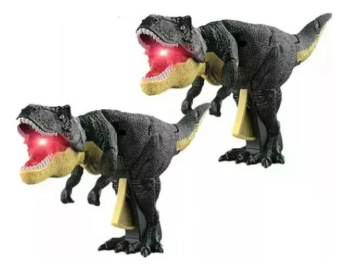 Juguete Zazaza T-rex Con Forma De Prensa De 2 Piezas Con For