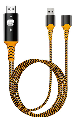Cable Usb Para La Misma Pantalla, 3 En 1, Teléfono A Cable H