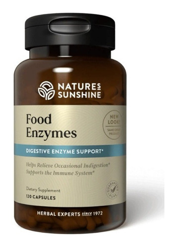 Food Enzymes Nature´s Sunshine (120) Cápsulas