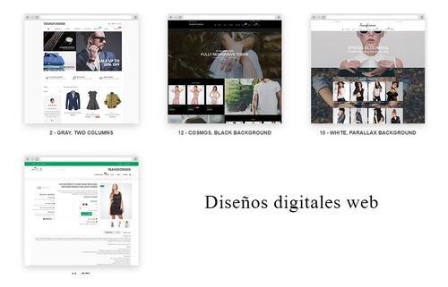 Diseño Páginas Web Innovador De Alto Impacto Prestashop