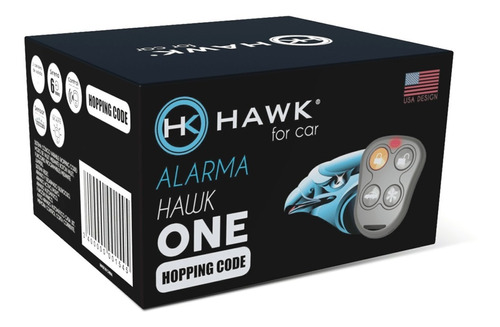 Alarma Para Automovil 12v Hawk One