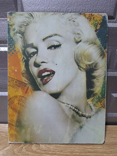 Cuadro Marilyn Monroe Original Vintage 24x18cm Moda Estudio