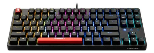 Teclado Mecánico Cs-21 Tkl Rgb Con Switches Cherry Mx Azul