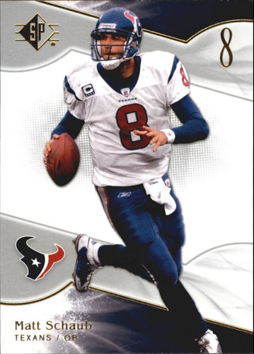 2009 Sp Authentic Retail #61 Matt Schaub Texans