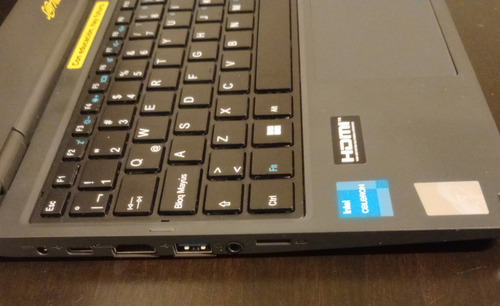 Netbook Slim Iqual Intel Celeron N4500 - 4gb Ddr4 - M2 128gb Negro (Usado)