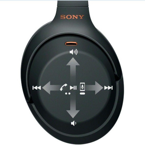 Headphone Sony Wh-1000xm3 Com Noise Cancelling Preto
