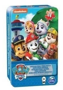 Paw Patrol Rompecabezas 24pz Lata Caffaro 8425 