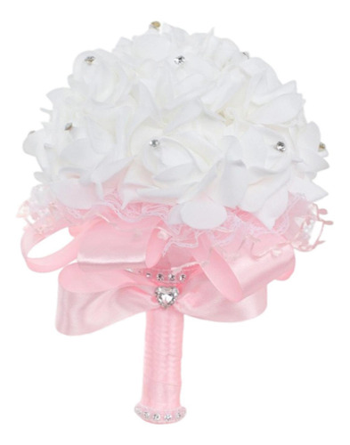 Ramo De Flores Artificiales Para Boda, Accesorios Para Rosa