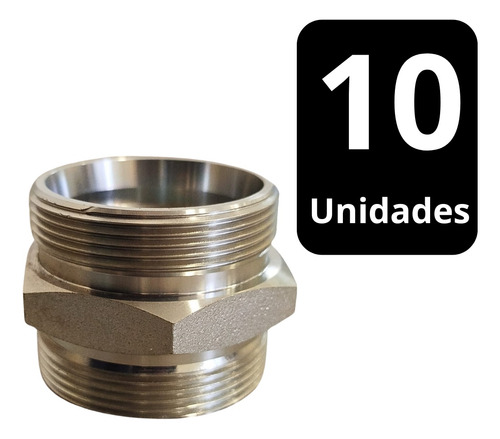 Uniao Igual Reta M52x2,0 / Tb 42 - Serie Leve - Kit 10