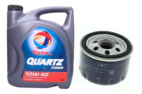 Kit Cambio Aceite Renault Symbol Total Quartz 7000 10w40 4l