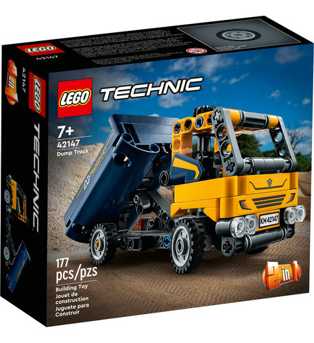 LEGO® Caminhão basculante Technic - Número de peças Lego 177