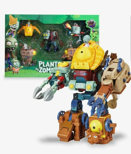 Plantas Vs Zombies - Robot 5 En 1