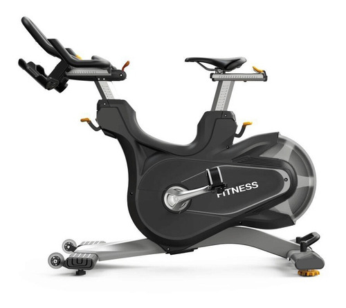 Bicicleta estática M4Fitness ICX para spinning color negro mate