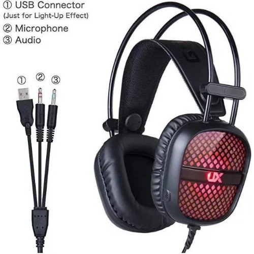 Audifonos Gamer A2 Usb Con Microfono Retroiluminado Para Pc