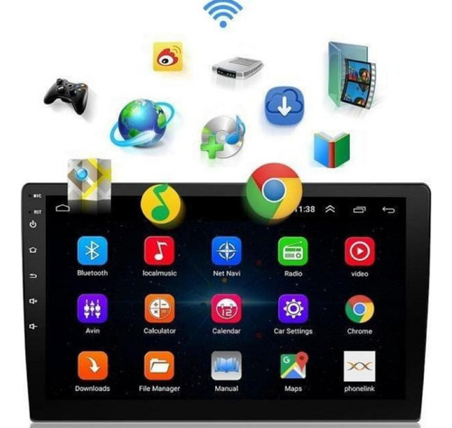 Multimídia 9pol 4g 64g Chip Carplay - Android Mais Vendida