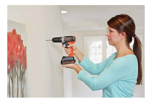 Taladro Atornillador Inalámbrico De 254mm Black+decker Bcd70 Naranja