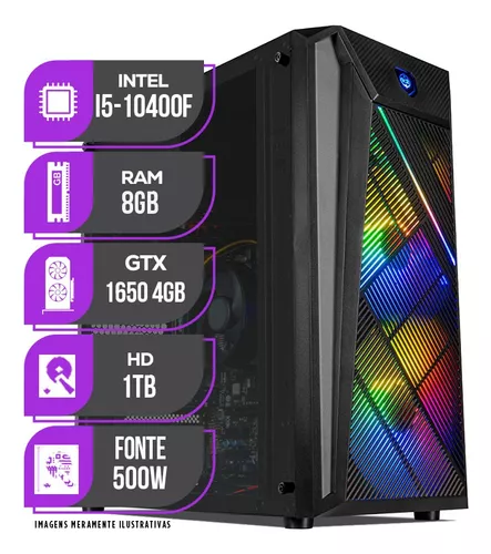 Pc Pichau Gamer, Intel i5-10400F, GeForce GTX 1650 4GB, 8GB DDR4