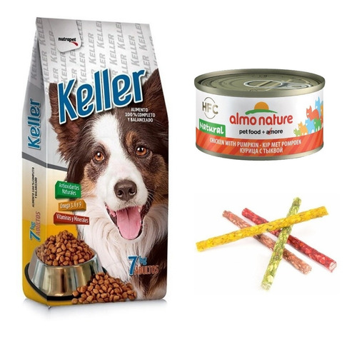 Alimento Keller 22 Kilos Perro Adulto+ Regalo A Elegir