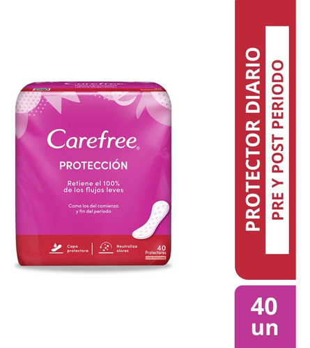 Protectores Carefree Protección Con Perfume X 40 Un