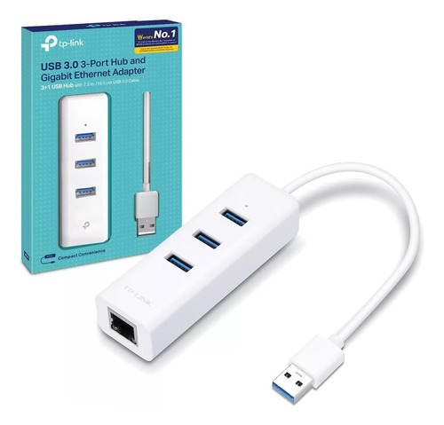 Bc.ec Adaptador Tp-link Ue330 Hub Usb 3.0 + Ethernet Rj45