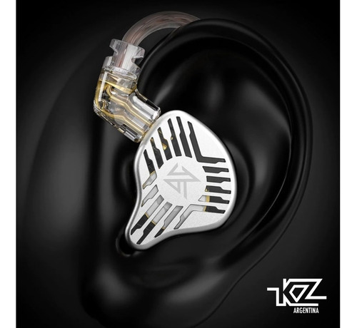Imagen 4 de 6 de Auriculares Kz Eds In Ears Monitoreo 1dd Sin Microfono