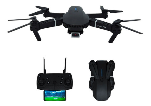 Imagen 1 de 10 de Drone Mini Plegable Ultraliviano 2.4 Ghz Con Cámara 360º