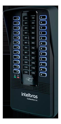 Kit Porteiro Coletivo 24 Pontos Com Interfone Intelbras