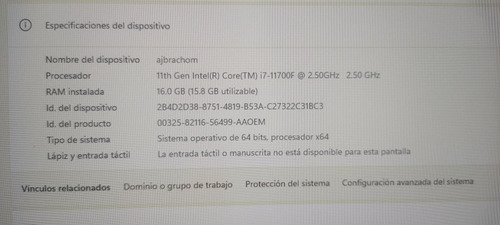 Imagen 5 de 10 de Pc Gaming I7 11gen 16gb Ram Rtx 3070