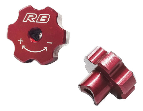 Tuerca Regula Freno Universal 6mm Roja Rb