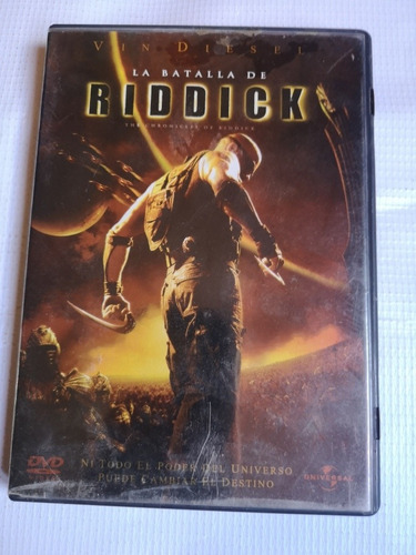 La Batalla Dé Riddick Película Dvd Original Acción